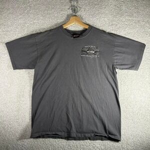 Vintage 2000s Harley Davidson grey pocket embroidery tee shirt tshirt